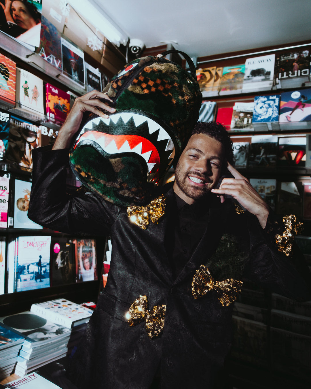 BIG SKY FUR SHARK BACKPACK