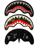 VELCRO SHARK - 3 INTERCHANGEABLE SHARKS BACKPACK (DLXV)