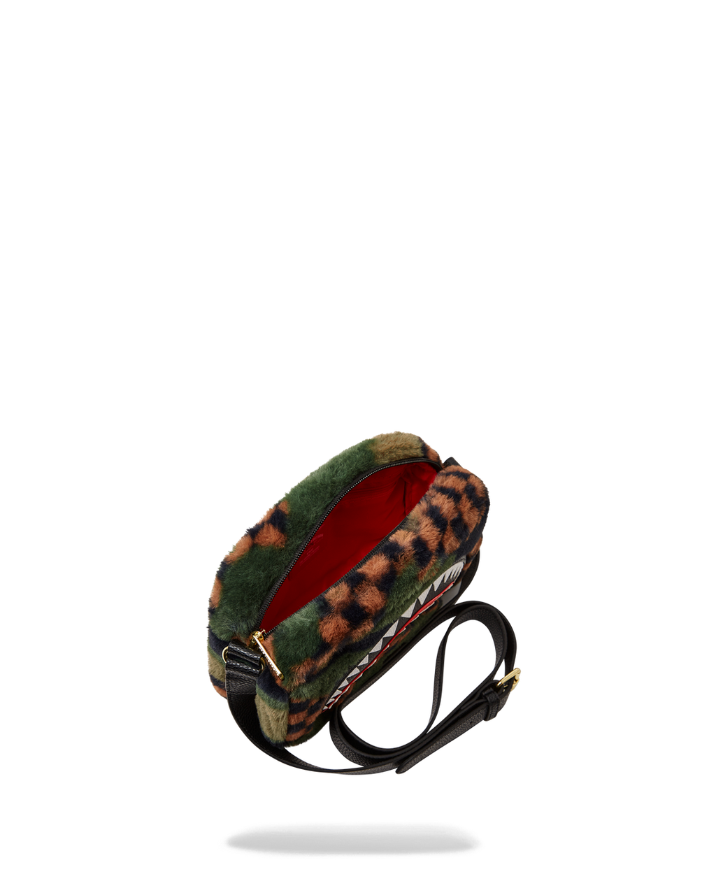 BIG SKY FUR SHARK MESSENGER BRICK BAG