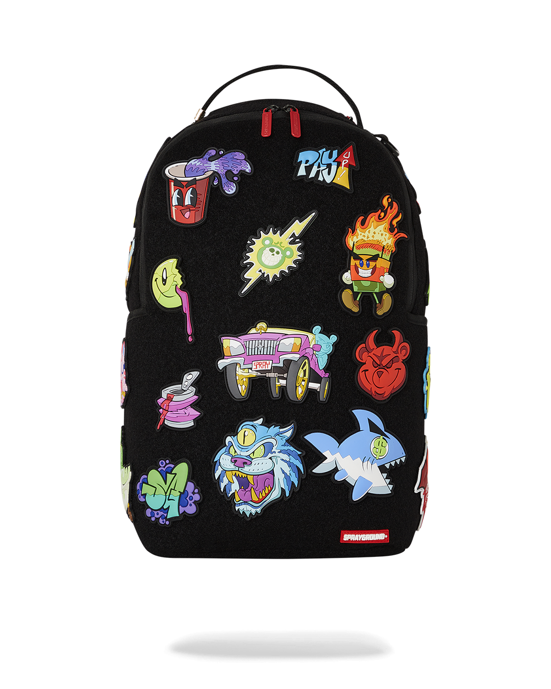 TRANCE PARTY PATCHES BACKPACK (23 VELCRO REMOVABLE PATCHES)