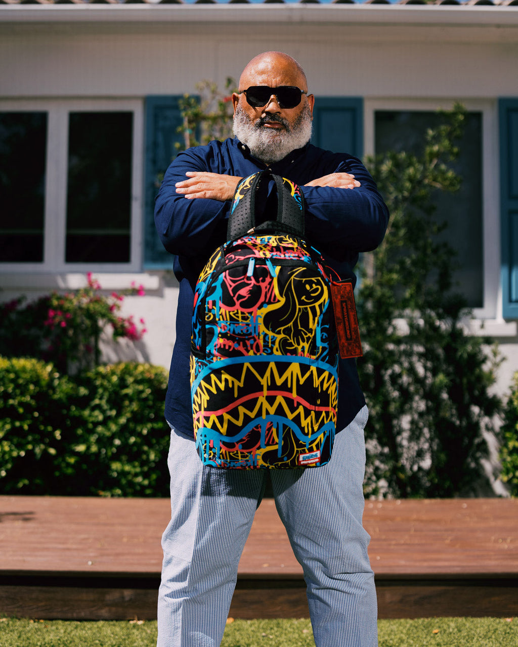 SMURFS NEON DRIP DLXSR BACKPACK