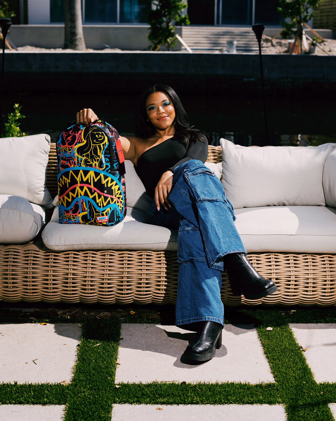 SMURFS NEON DRIP DLXSR BACKPACK