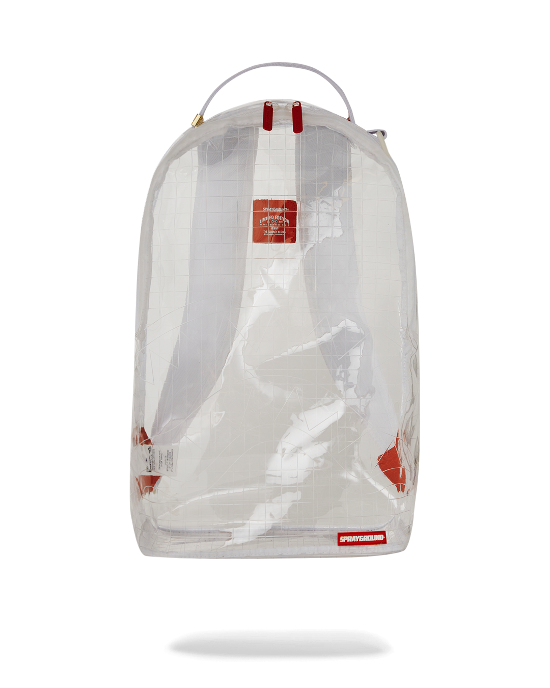 CLEAR VISION SHARKS IN PARIS - 100% ALL CLEAR DLX BACKPACK