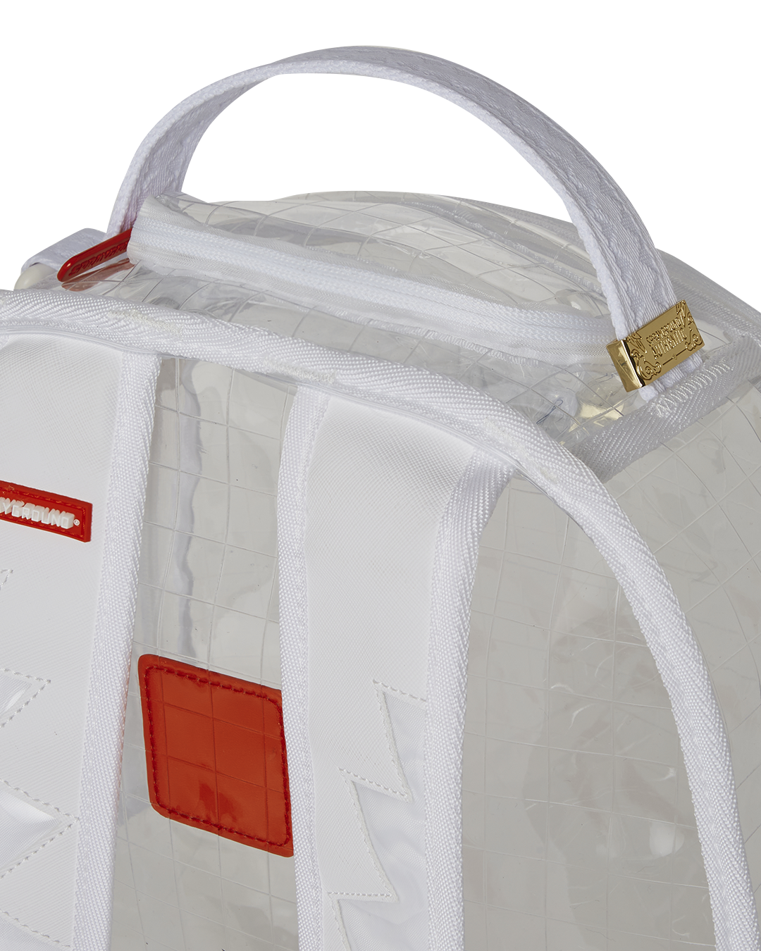 CLEAR VISION SHARKS IN PARIS - 100% ALL CLEAR DLX BACKPACK