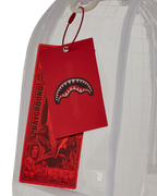 CLEAR VISION SHARKS IN PARIS - 100% ALL CLEAR DLX BACKPACK