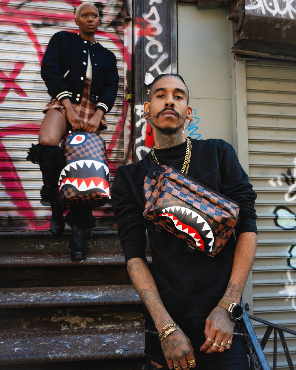 THE HANGOVER SHARK CARGO CROSSBODY