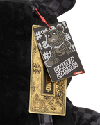 'WHAT THE BEEP' SHARK MONEYBEAR TEDDYBEAR BACKPACK