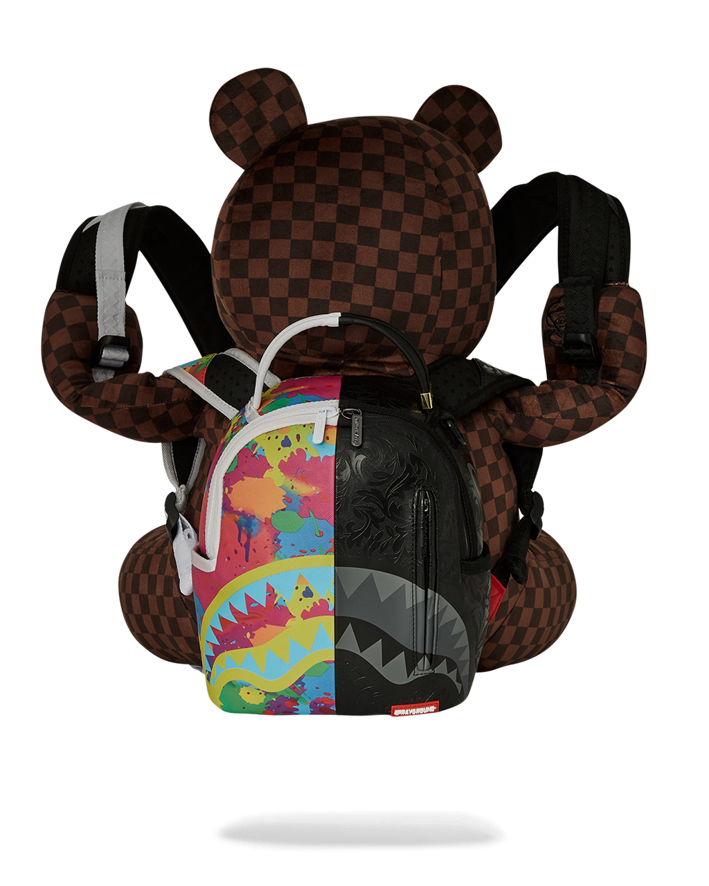 BEAR WEARING BACKPACK AS A BACKPACK