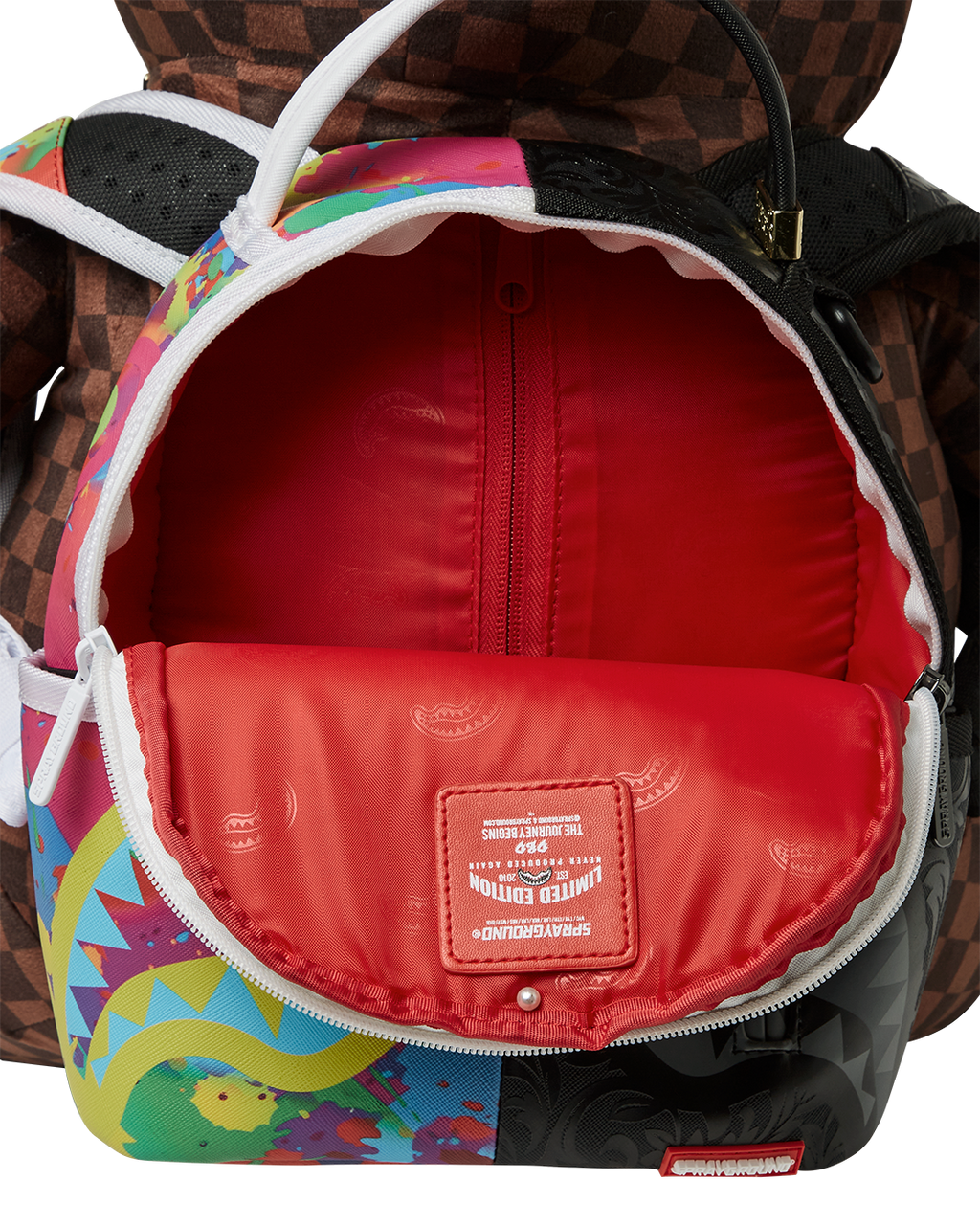 BEAR WEARING BACKPACK AS A BACKPACK