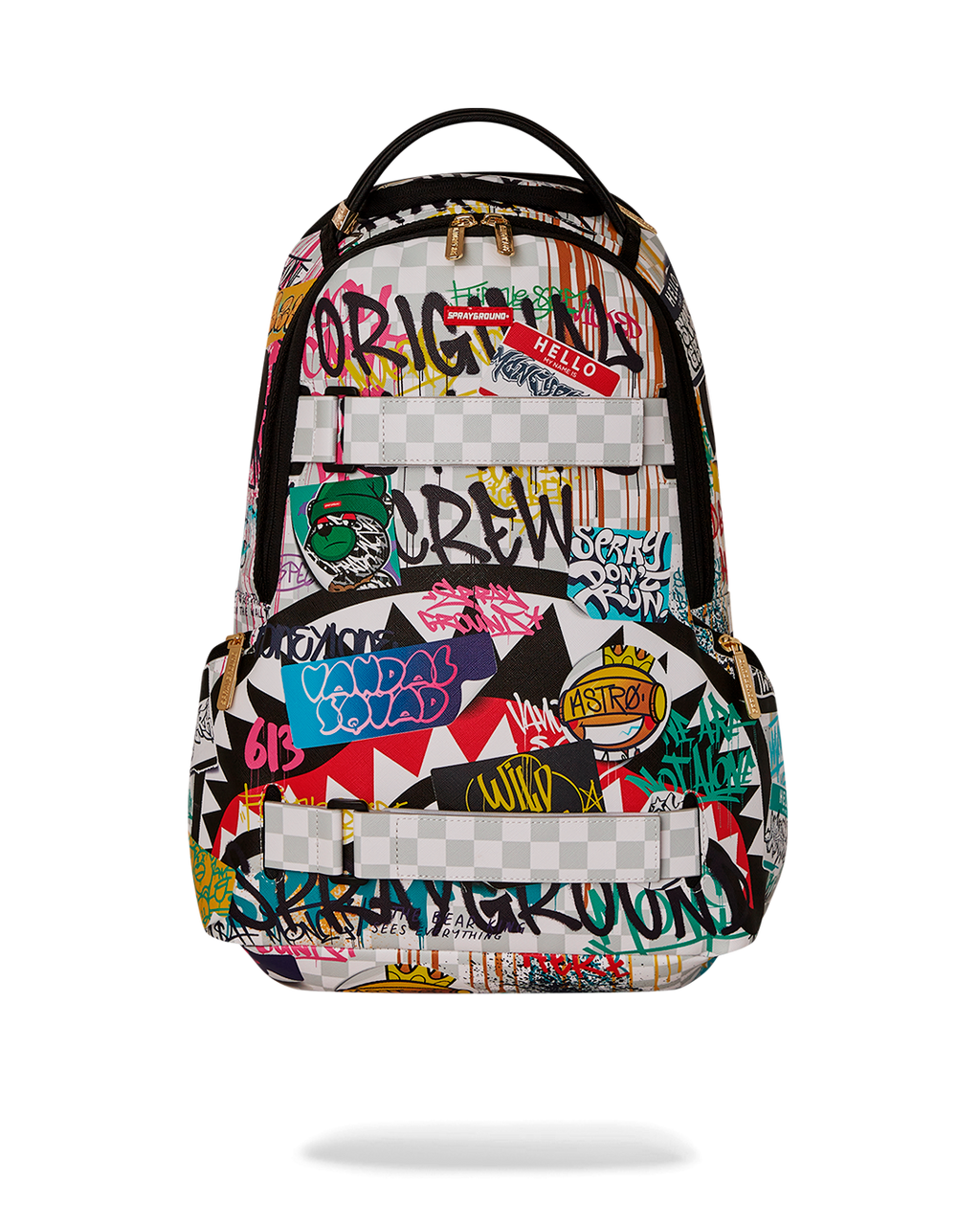 CREATE ANOTHER DAY SKATEBOARD-STRAP BACKPACK