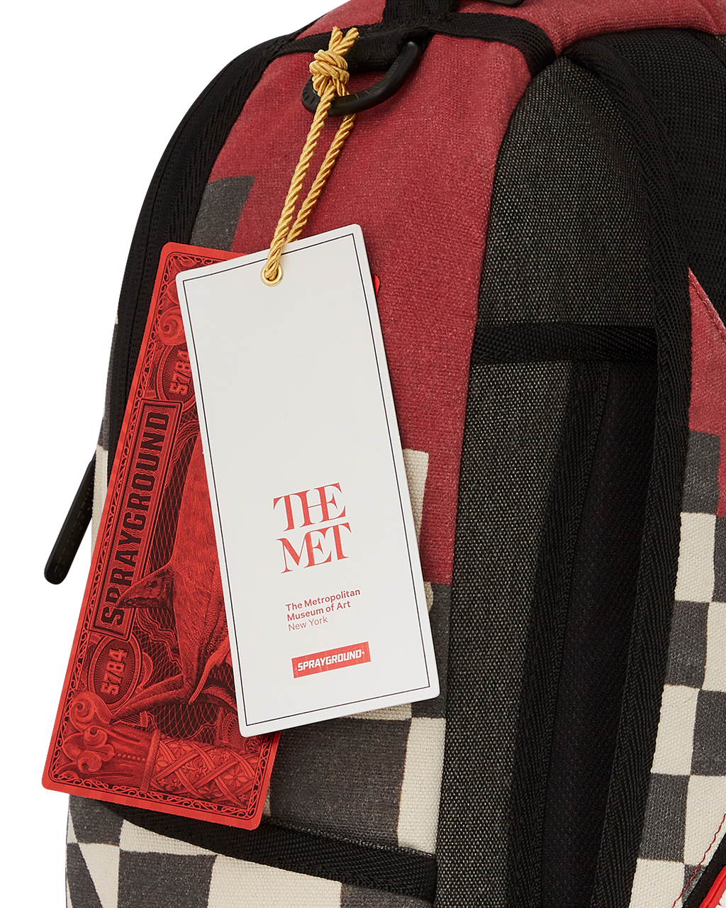 THE MET INCA CHECKERBOARD BACKPACK