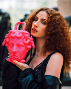 THE MET CANOVA MEDUSA HANDBAG (PINK)
