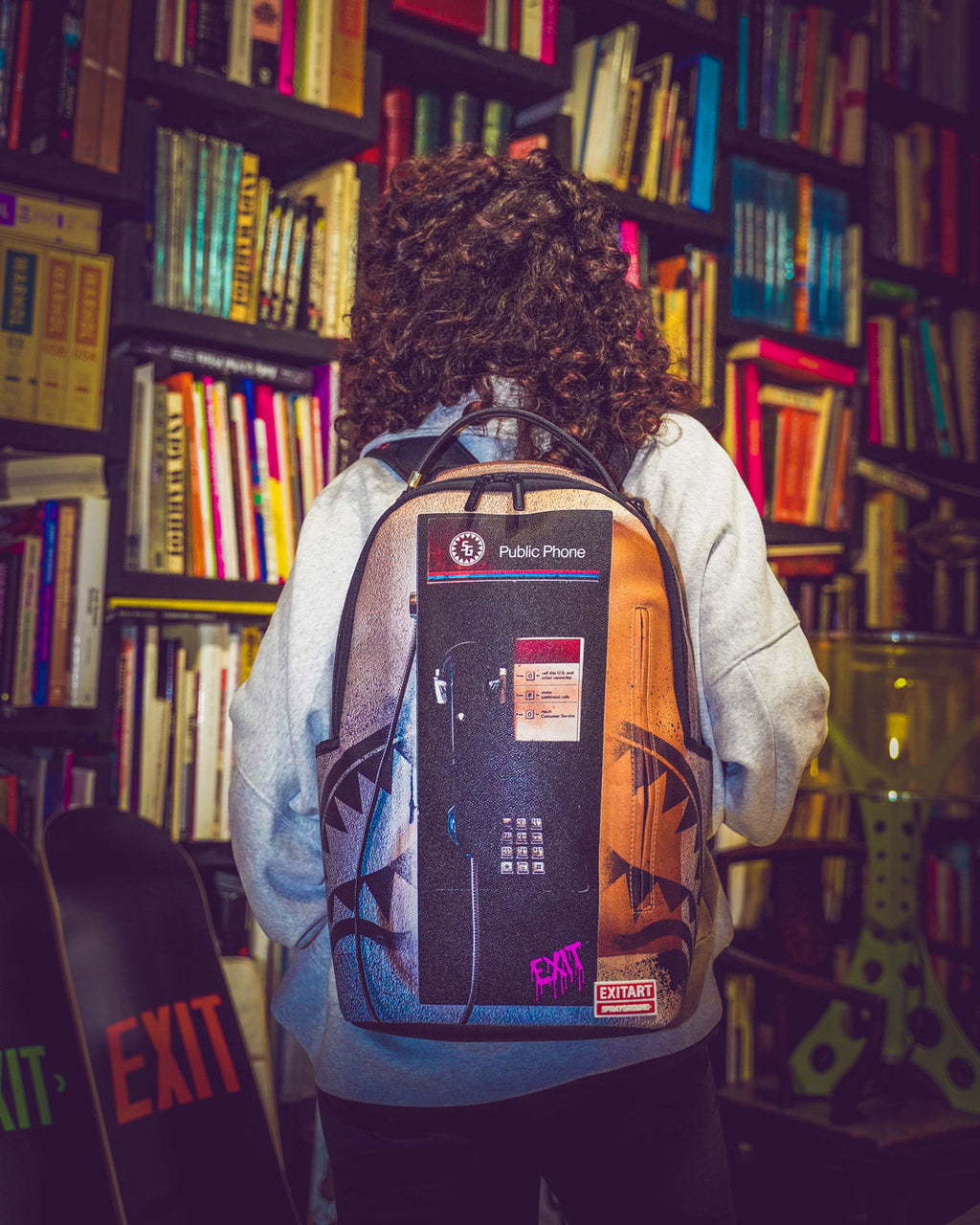 EXIT NYC PAYPHONE BACKPACK