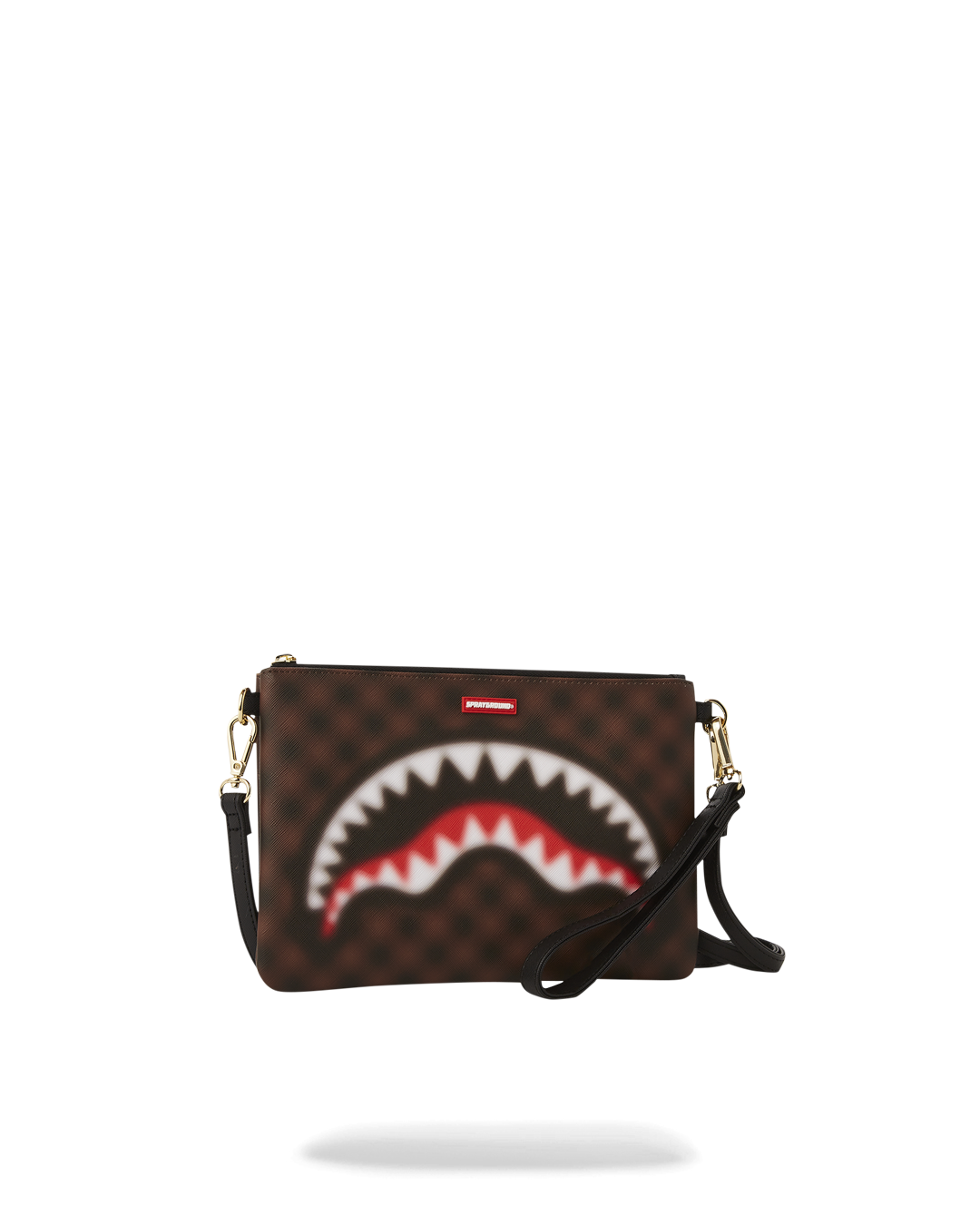 SHARKS IN PARIS BLUR EFFECT CROSSOVER CLUTCH