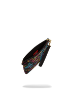 EMBROIDERED DRAGONS CROSSOVER CLUTCH