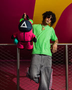 SQUID GAME COLLAB PINK SOLDIERS BEAR BACKPACK