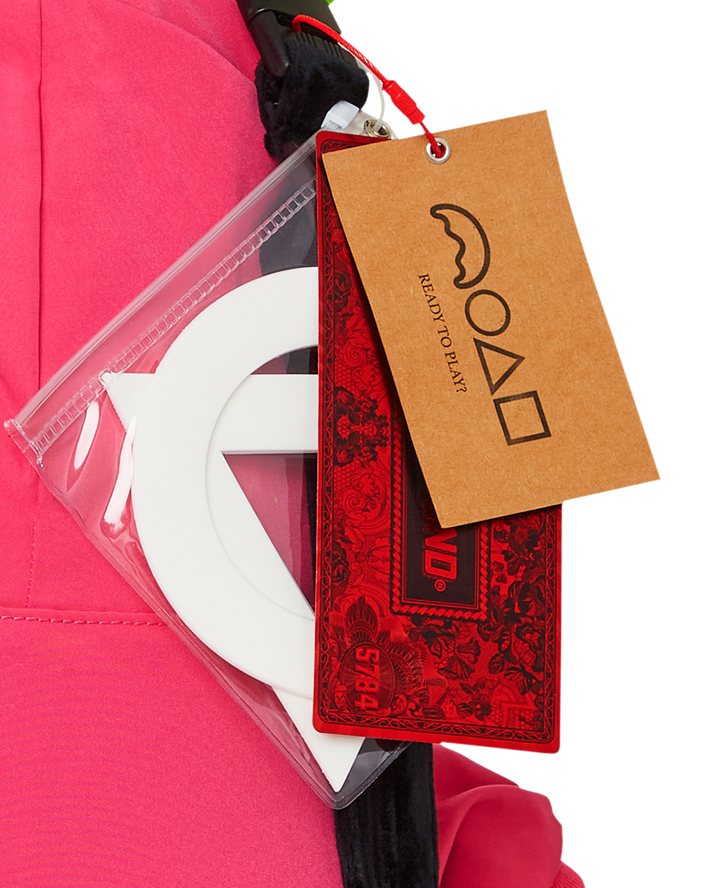 SQUID GAME COLLAB PINK SOLDIERS BEAR BACKPACK