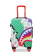 DREAMY TECHNICOLOR SHARKNAUTICS HARDSHELL CARRY-ON LUGGAGE