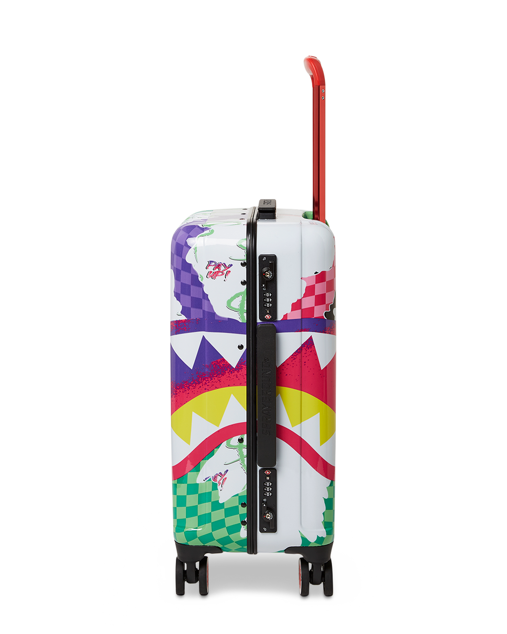 DREAMY TECHNICOLOR SHARKNAUTICS HARDSHELL CARRY-ON LUGGAGE