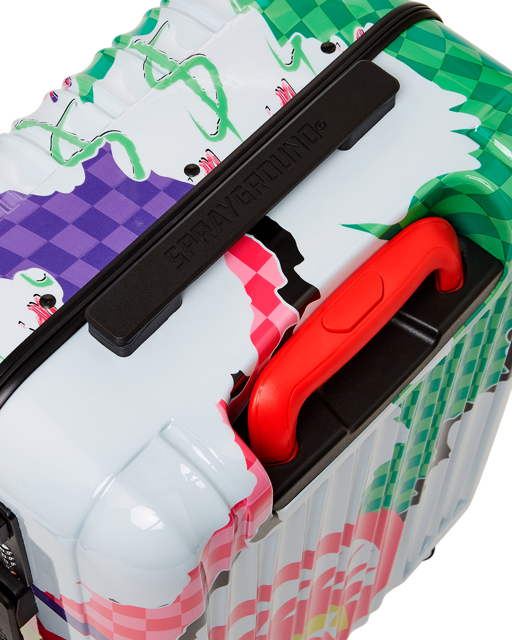 DREAMY TECHNICOLOR SHARKNAUTICS HARDSHELL CARRY-ON LUGGAGE