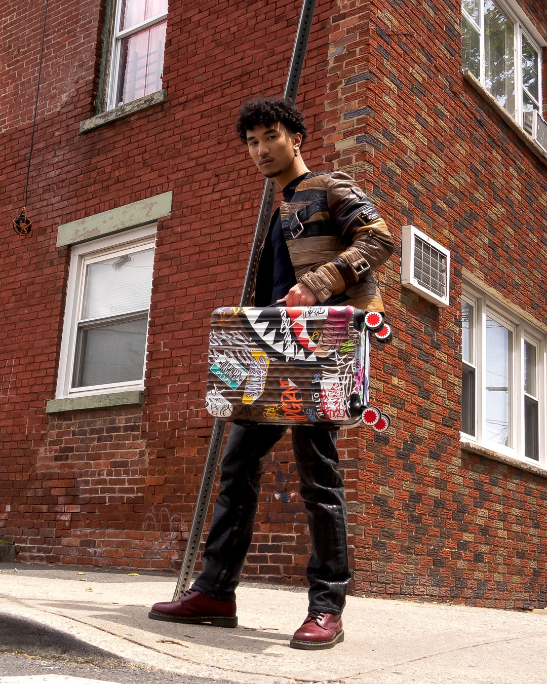 SHARKS IN PARIS THE RIZZ SHARKNAUTICS HARDSHELL CARRY-ON LUGGAGE