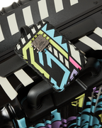 A.I. PATH TO THE FUTURE III HARDSHELL CARRY-ON LUGGAGE - SANDFLOWER COLLAB