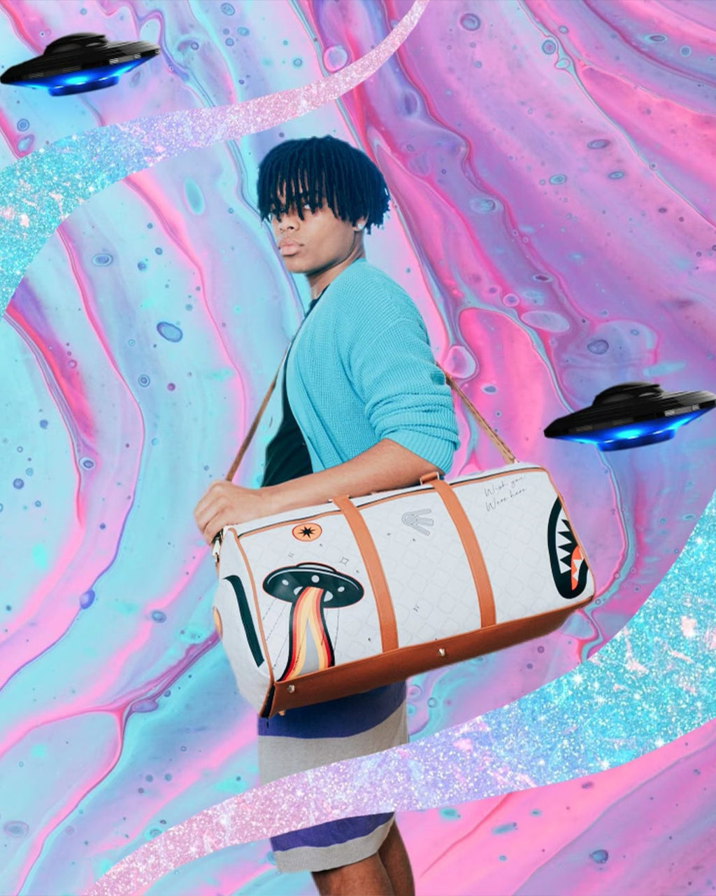 UFO EXTRA EXTRA TERRESTRIAL DUFFLE