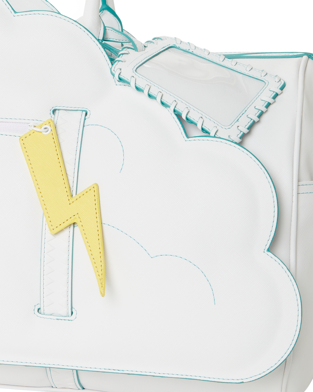 CLOUDY WITH A CHANCE OF SHARK DUFFLE