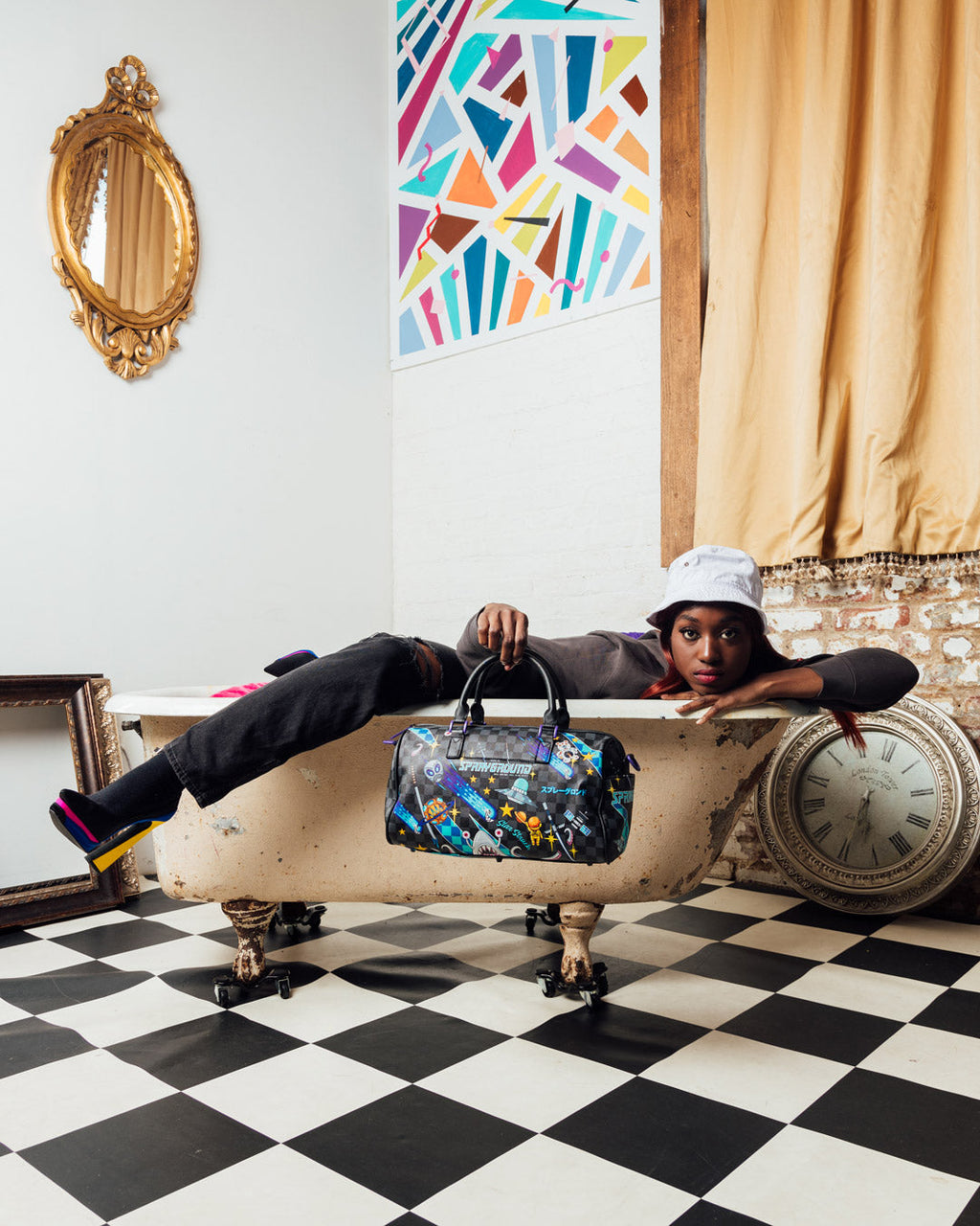 WTF ALIEN INVASION MINI DUFFLE