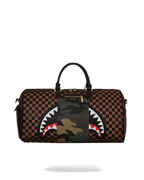EXTERIOR GOLD ZIP POCKET SHARKS IN PARIS DUFFLE