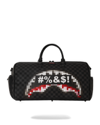 'WHAT THE BEEP' SHARK DUFFLE