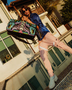 A.I. PATH TO THE FUTURE III DUFFLE - SANDFLOWER COLLAB (GLOW IN THE DARK)