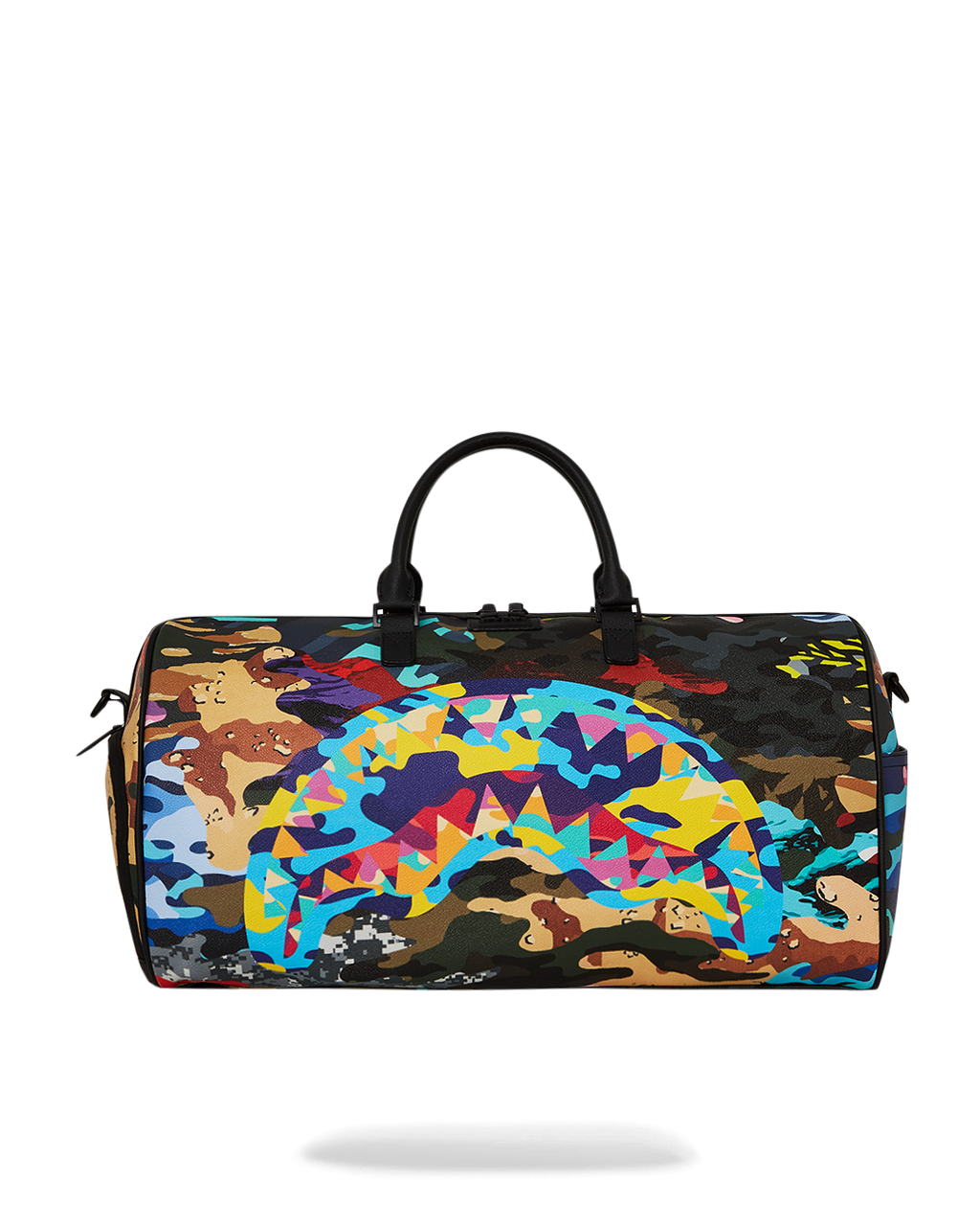 SLICED AND DICED CAMO DUFFLE
