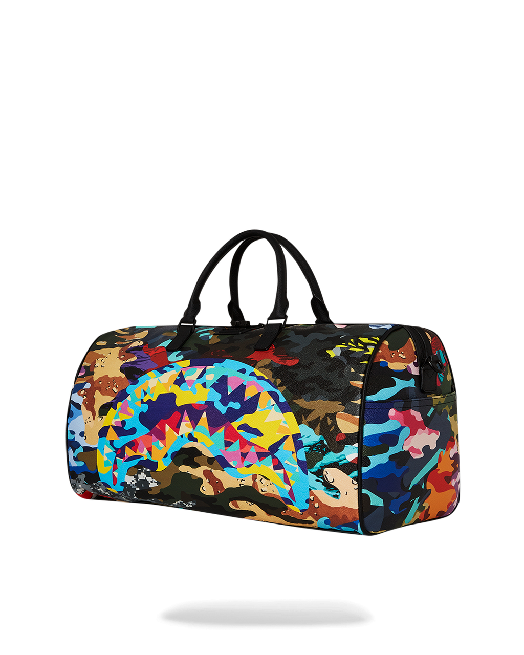 SLICED AND DICED CAMO DUFFLE