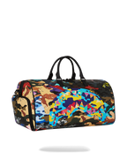 SLICED AND DICED CAMO DUFFLE