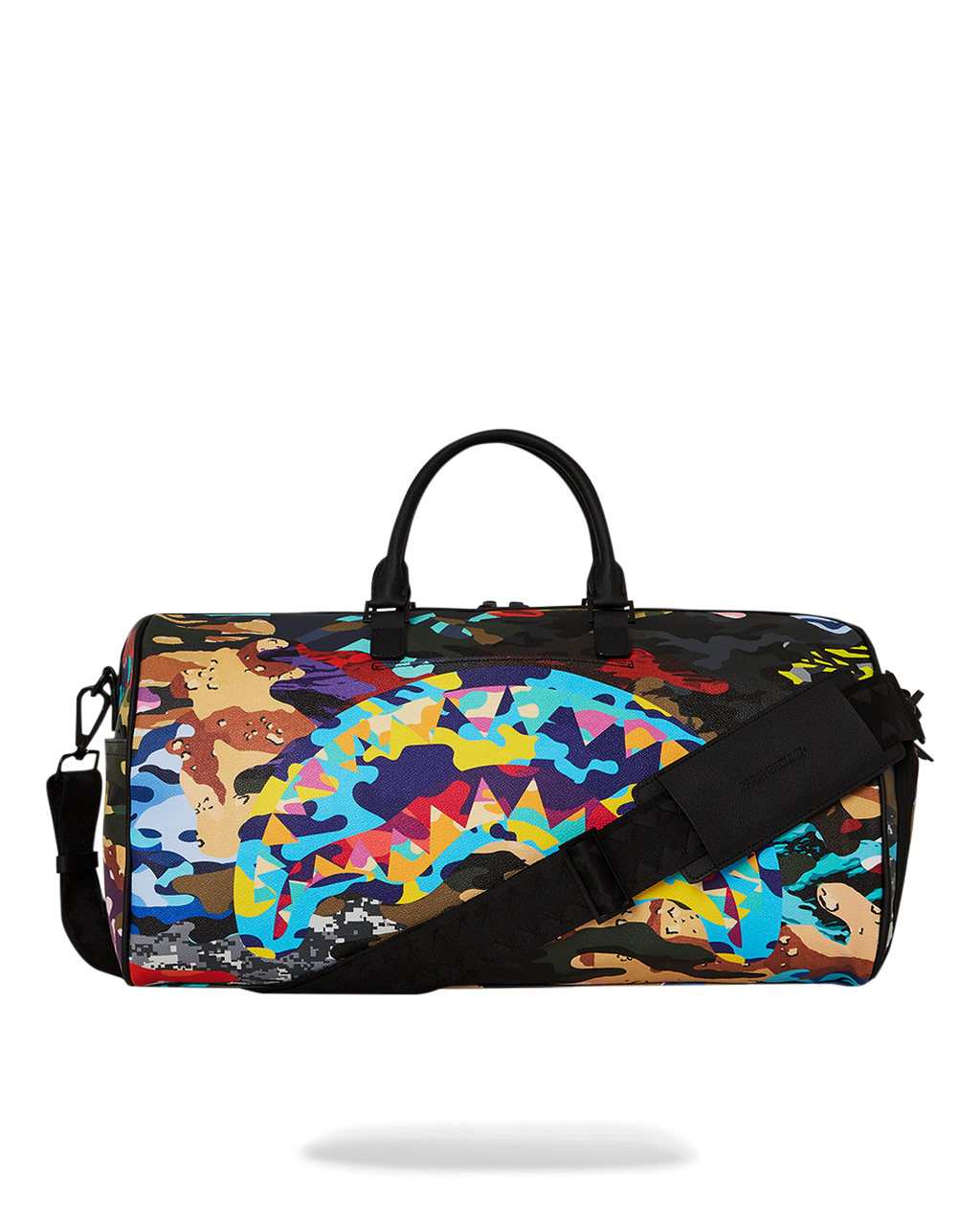 SLICED AND DICED CAMO DUFFLE