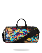 SLICED AND DICED CAMO DUFFLE