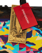 SLICED AND DICED CAMO DUFFLE