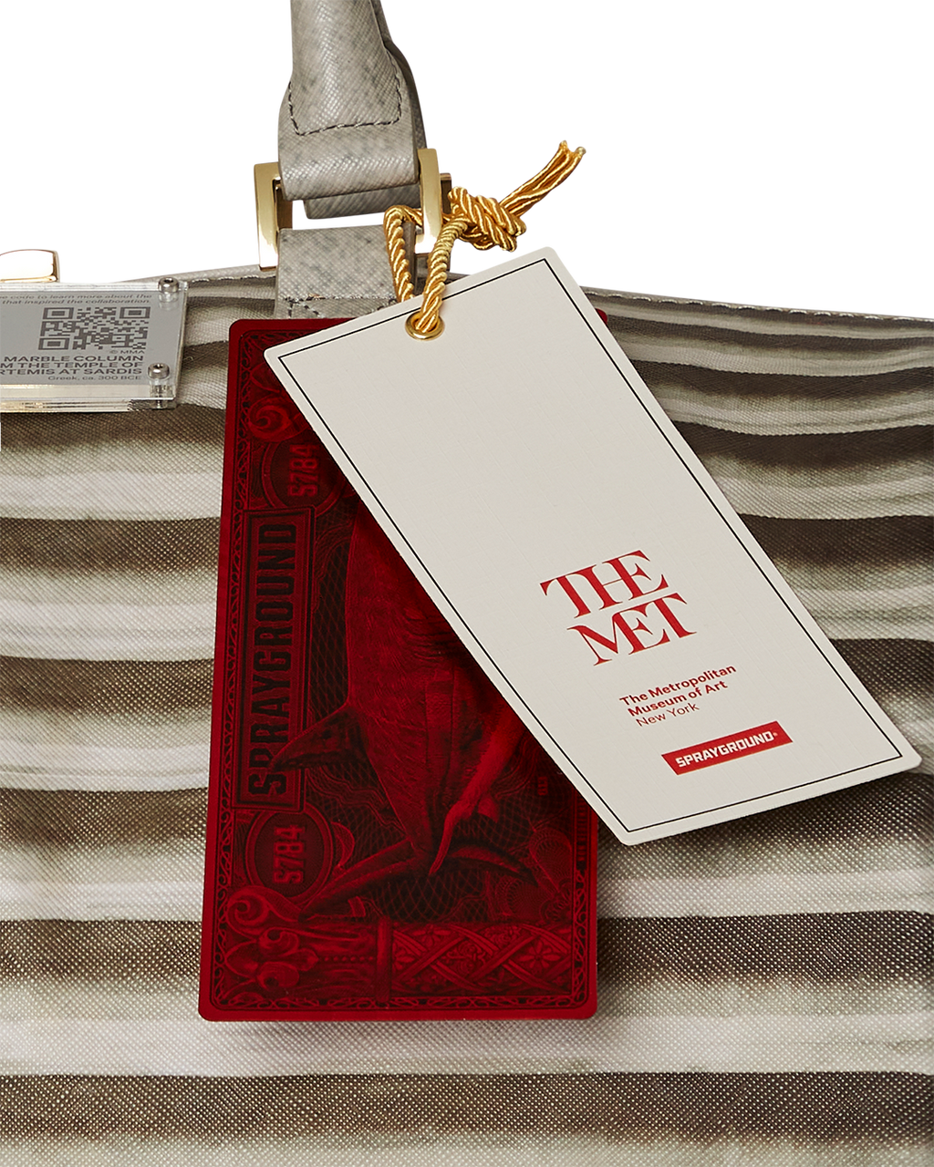 THE MET GREEK TEMPLE OF SARDIS COLUMN DUFFLE