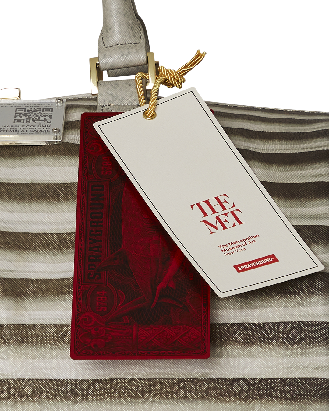 THE MET GREEK TEMPLE OF SARDIS COLUMN DUFFLE