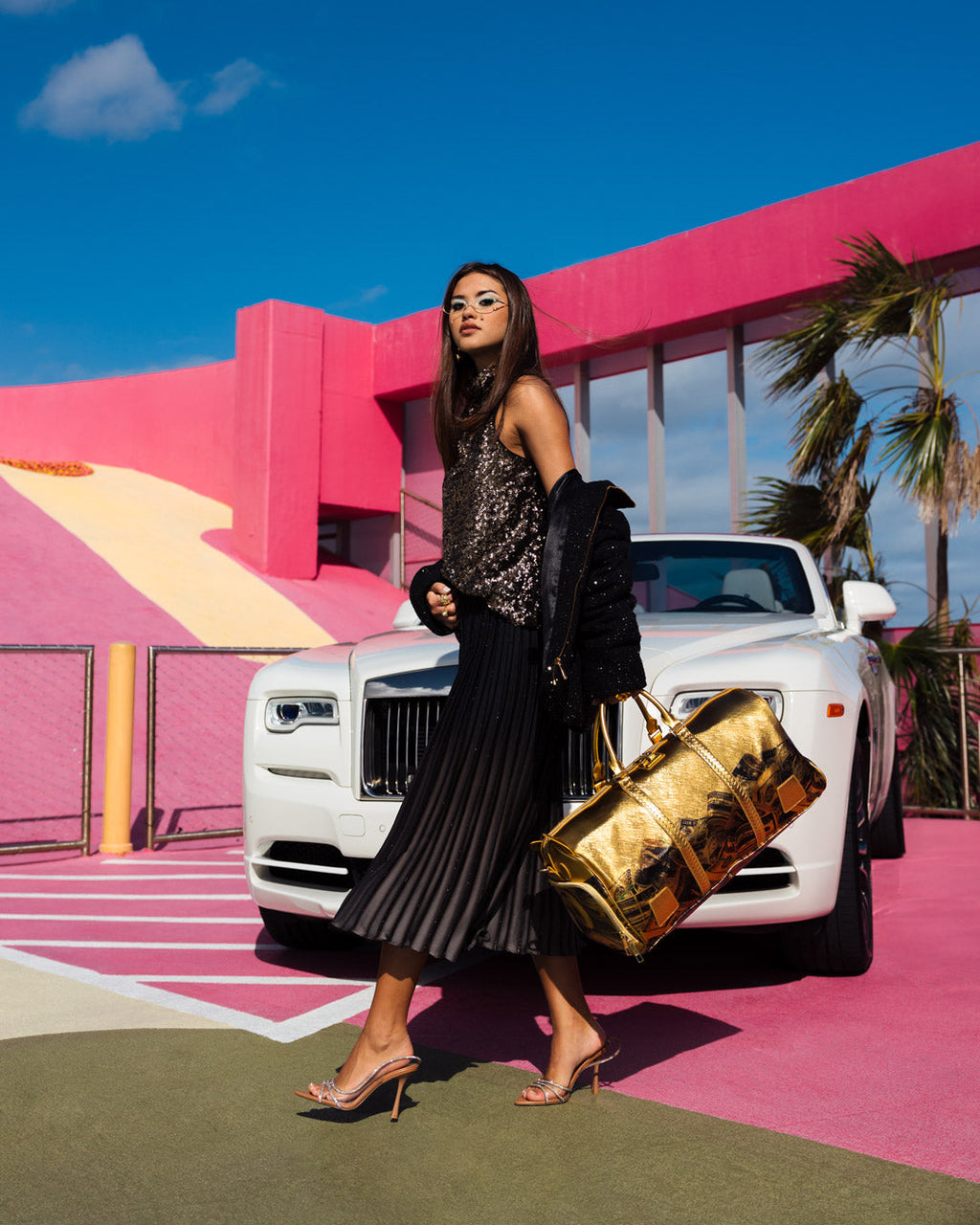 SQUID GAME COLLAB PIGGY BANK DUFFLE