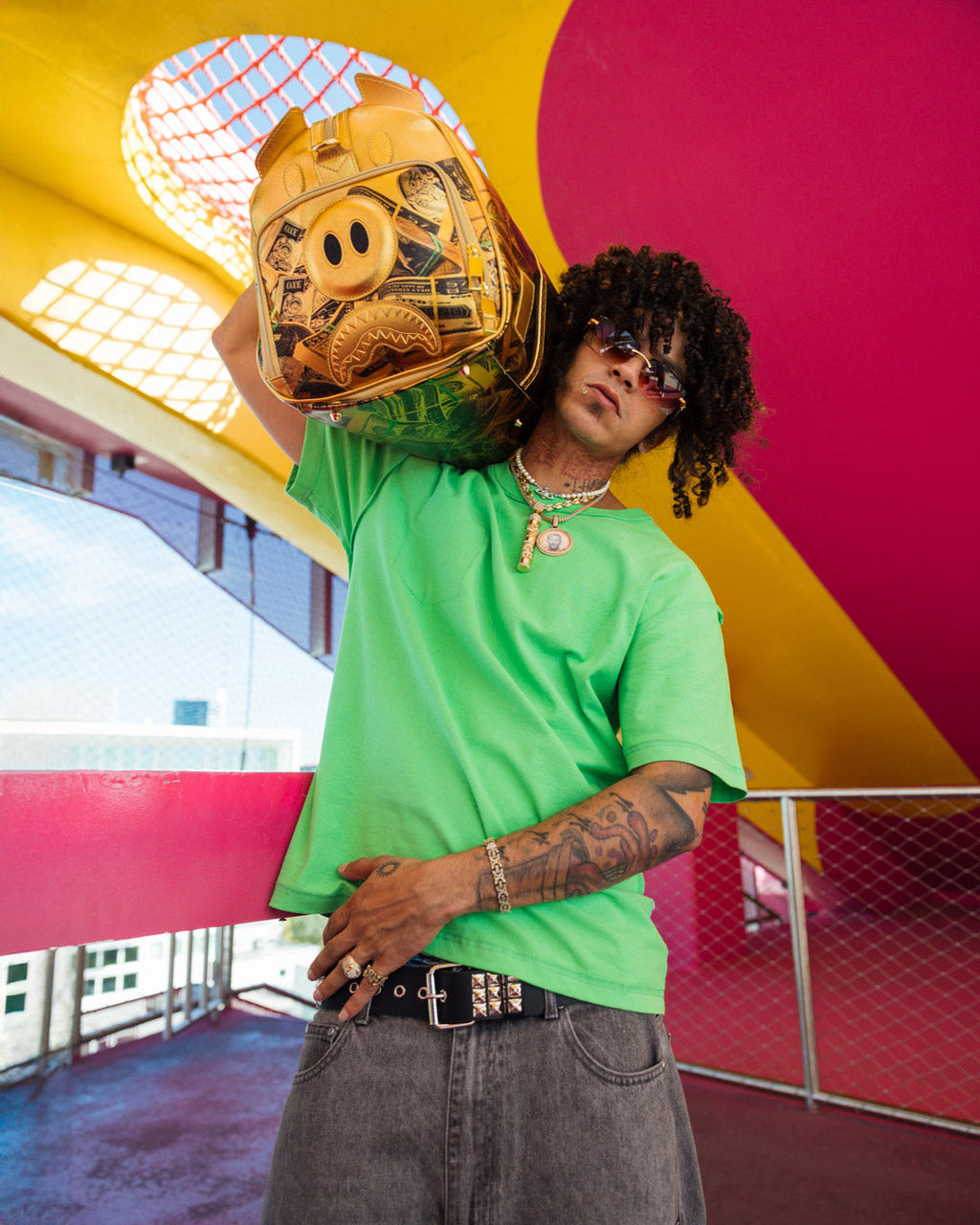 SQUID GAME COLLAB PIGGY BANK DUFFLE