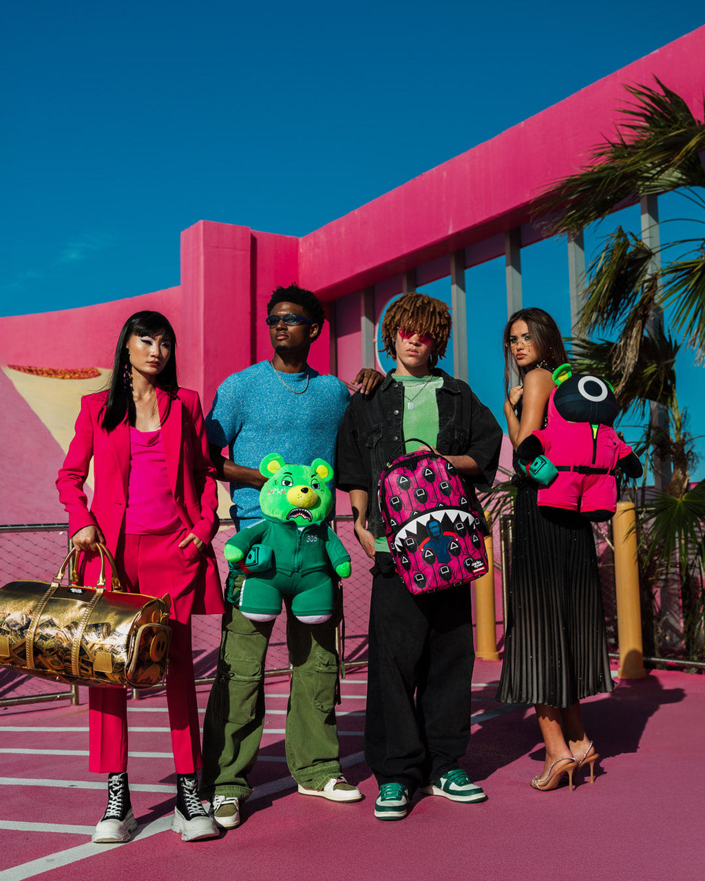 SQUID GAME COLLAB PIGGY BANK DUFFLE