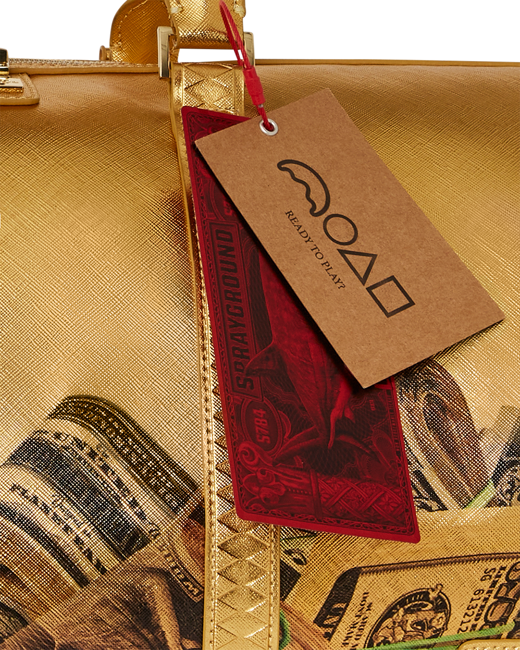 SQUID GAME COLLAB PIGGY BANK DUFFLE