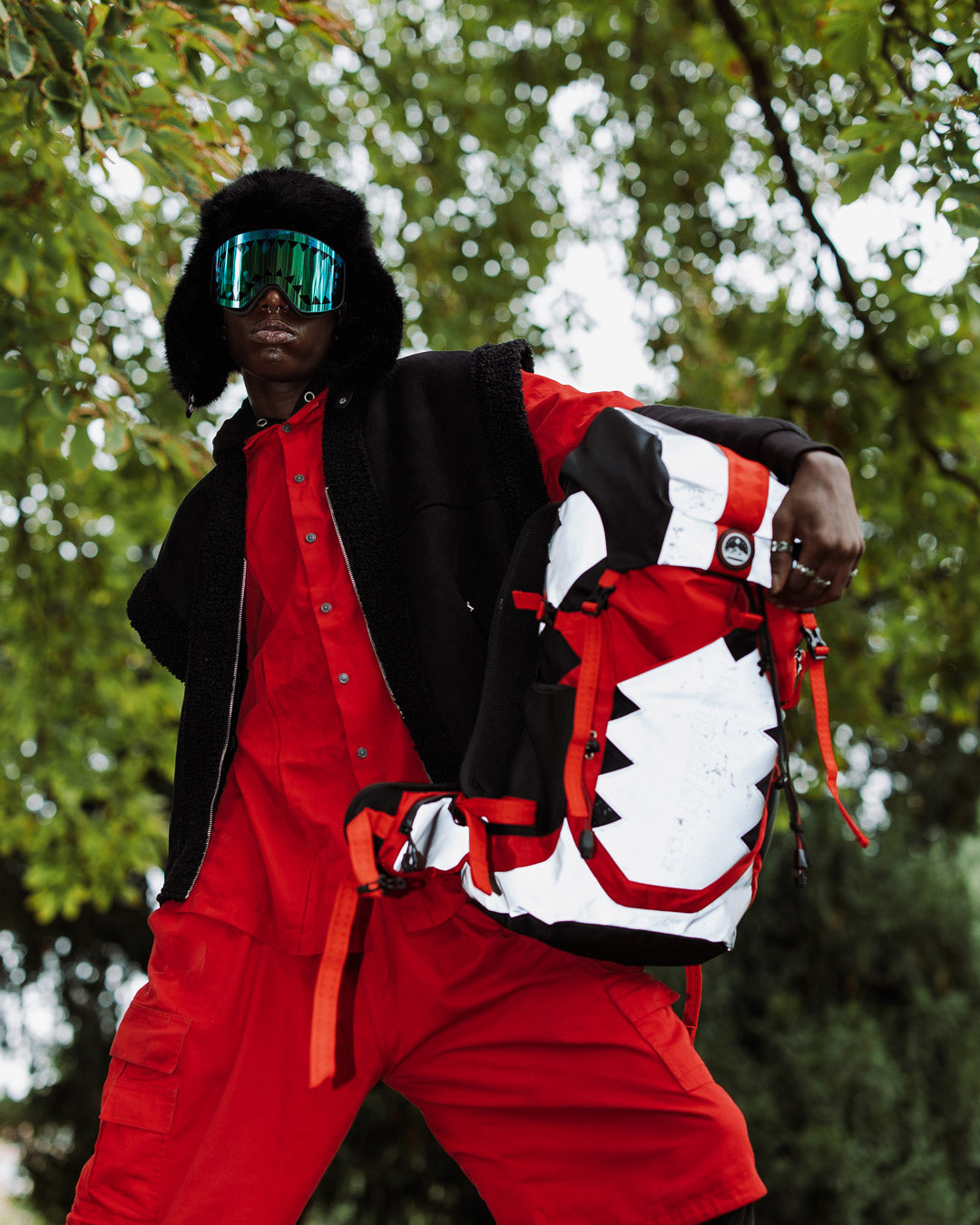 SKY HIGH SEEKERS ARCTIC BIG FUR AVIATOR (BLK)