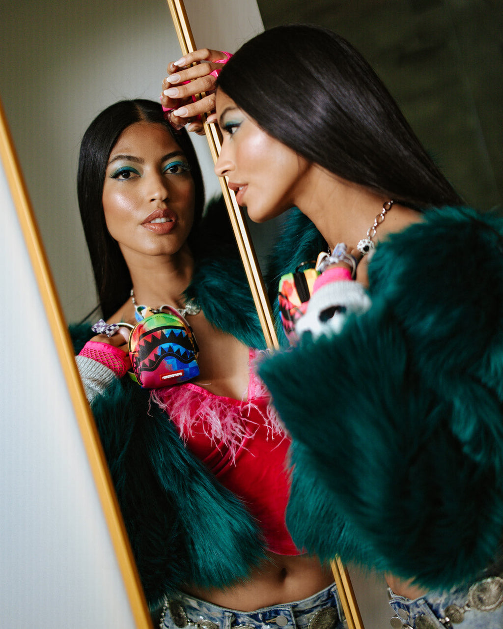 VIVID LIVID AND SPLIVID BACKPACK KEYCHAIN