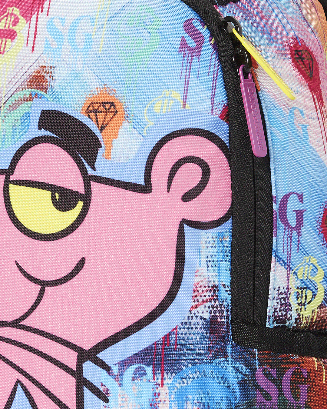 SMALL BACKPACK: PINK PANTHER ART CLASS