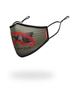 ADULT TOKYO SHARK FORM FITTING FACE MASK