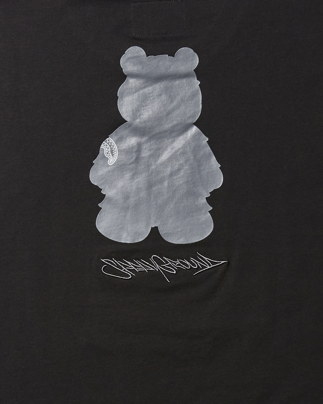 SHORT SLEEVE GRAPHIC MONEY BEAR T-SHIRT (BLACK)
