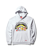 SPONGEBOB CREW SHARK HOODIE (LIGHT GREY)